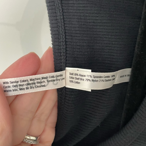 NEW Soma Ribbed Eyelet Midi Bra Dress Sleeveless.   15 - Picture 10 of 10